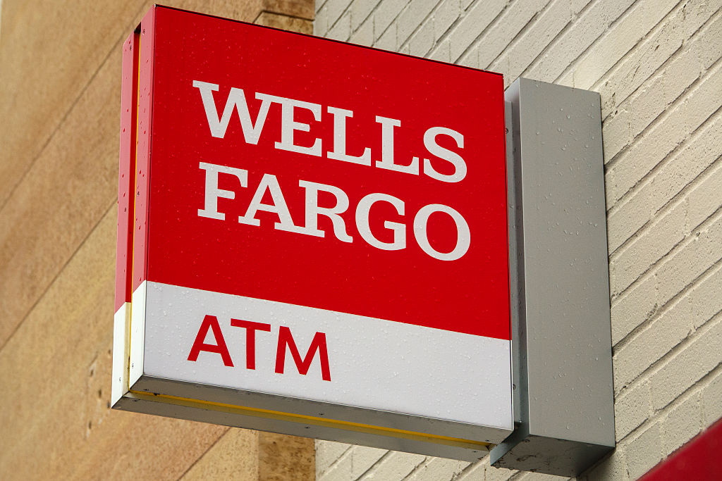 wells fargo bank atm sign