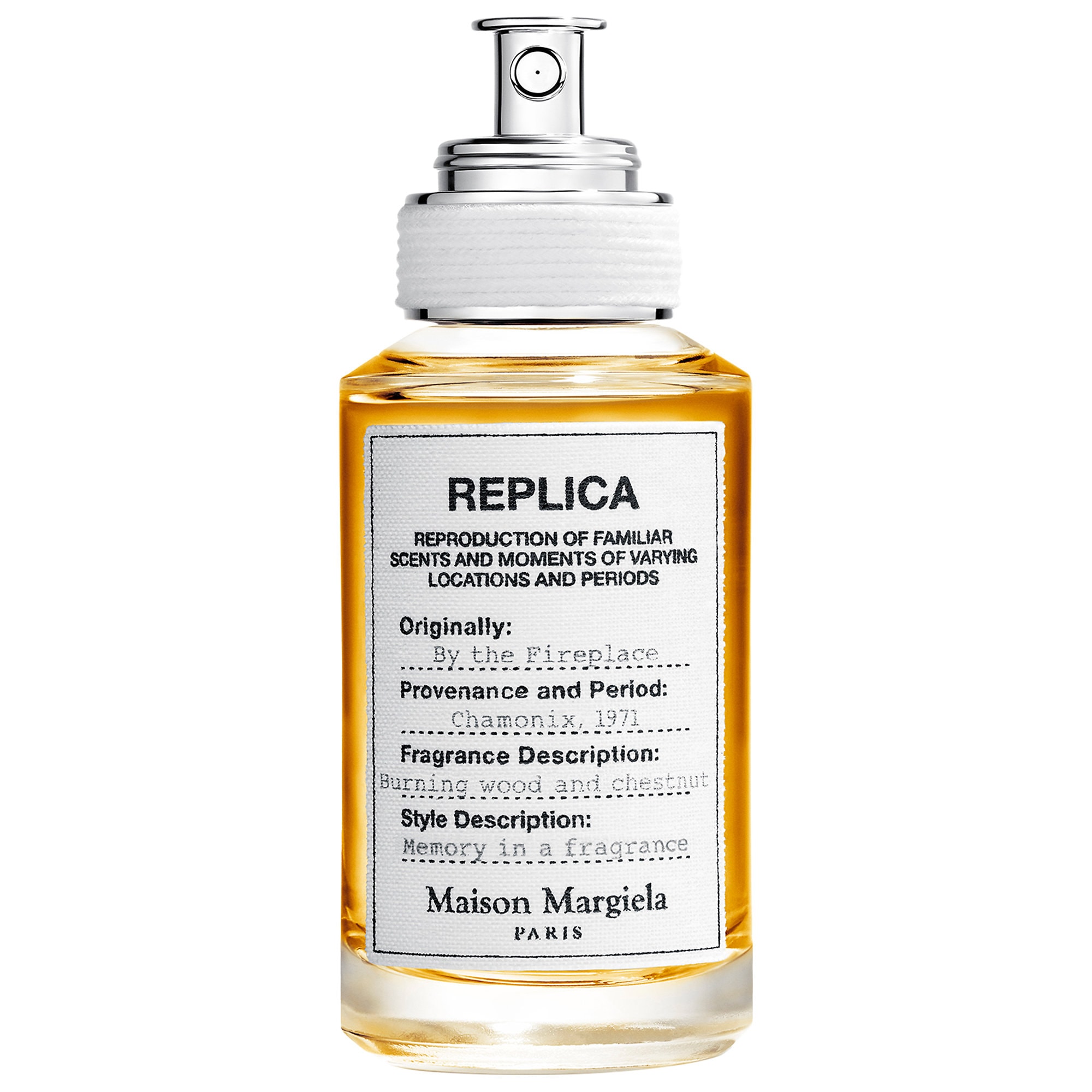 &amp;lsquo;replica' by the Fireplace Eau De Toilette With Chestnut, Vanilla, and Clove Oil