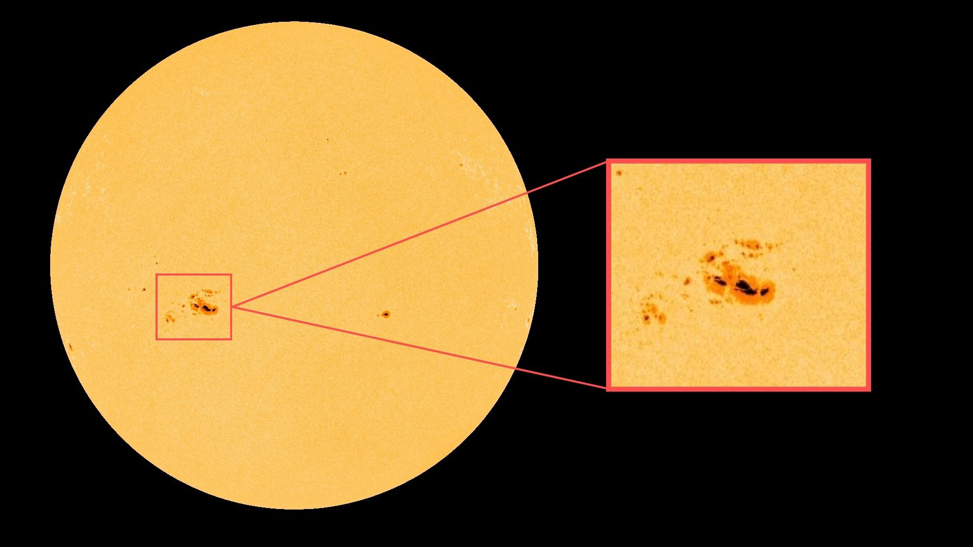 Sunspot AR3576 as viewed by NASA's Solar Dynamics Observatory.