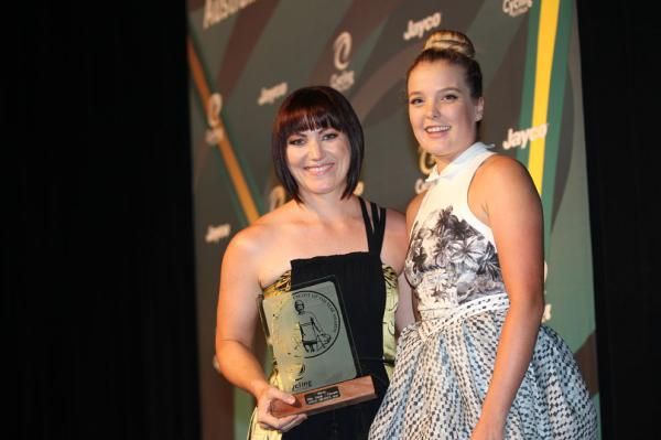 Anna Meares won the women's track prize