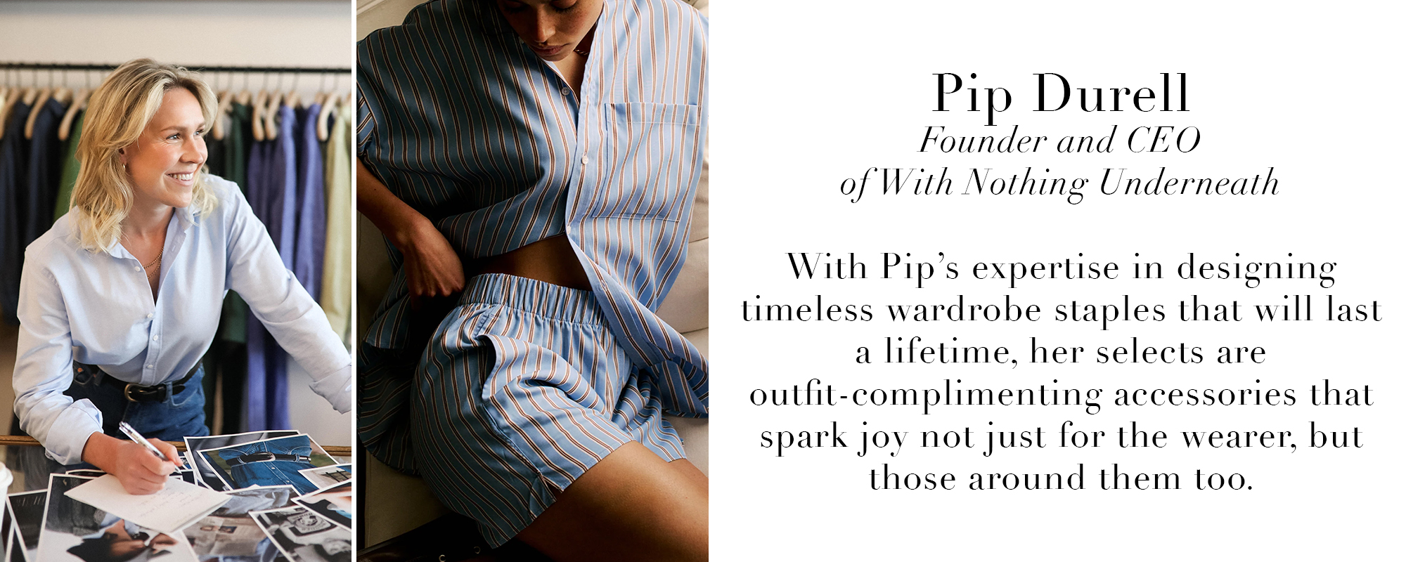 Pip Durell for designer wish list Who What WEar UK