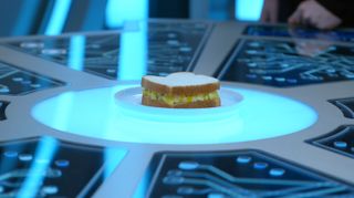 Malloy's sandwich could unravel the fabric of space in "The Orville" Season 3, episode 6 "Twice in a Lifetime" 