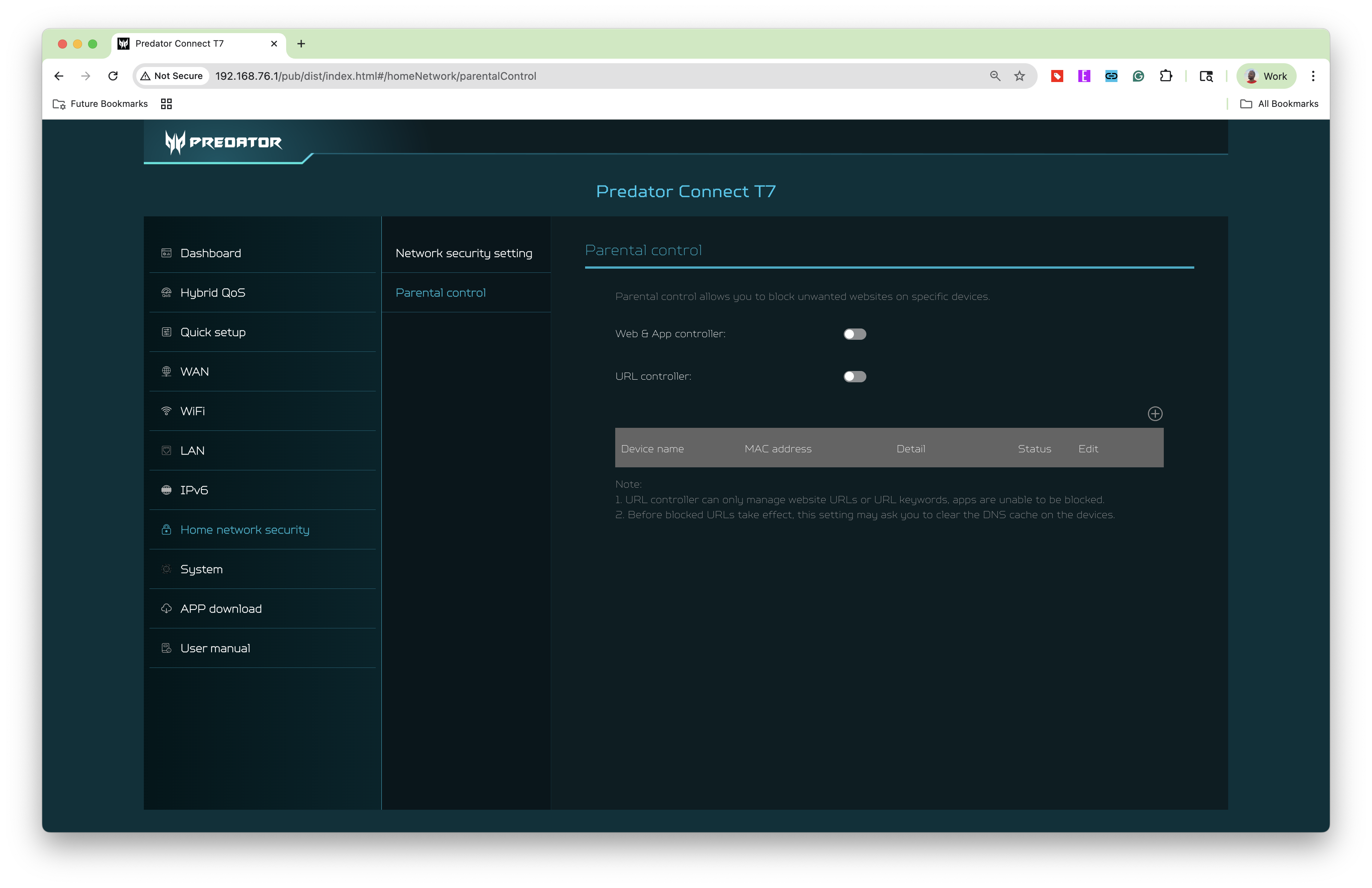 Acer Predator Connect T7