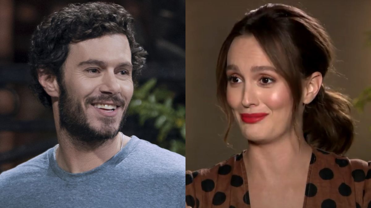 Adam Brody on Nobody Wants This and Leighton Meester in ET interview.