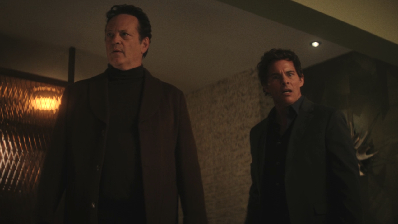 Nick (Vince Vaughn) and Mike (James Marsden) survey the former's house in Mike &amp; Nick &amp; Nick &amp; Alice.