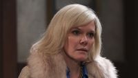 Maura West as Ava Jerome in a fur in General Hospital
