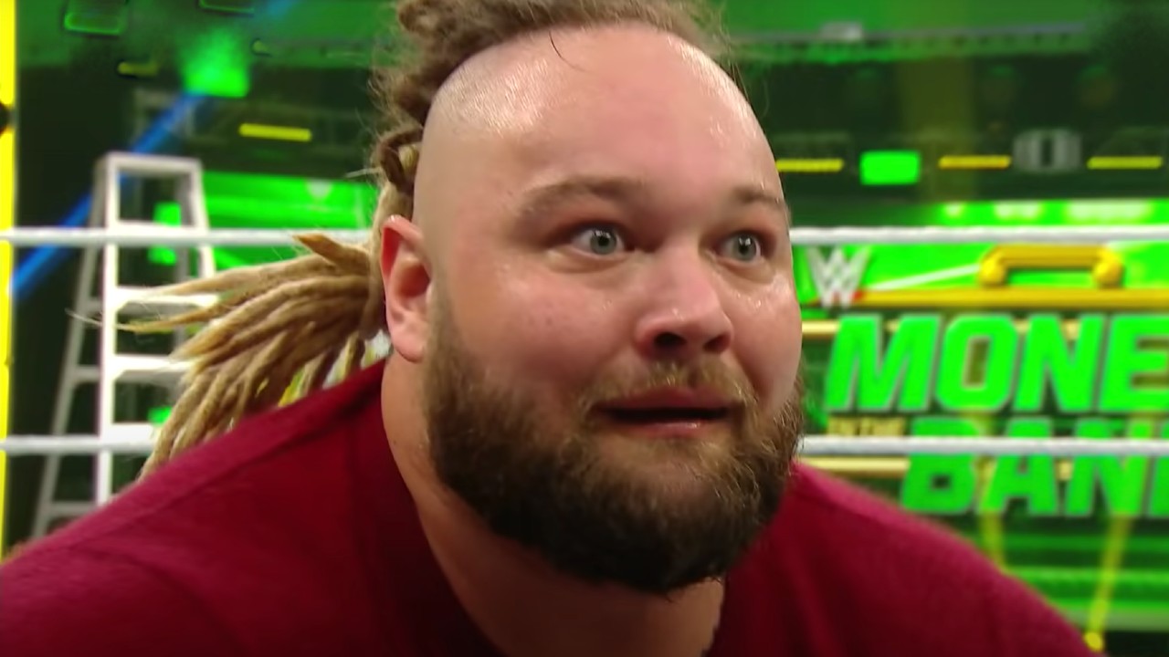 Bray Wyatt making a crazy face