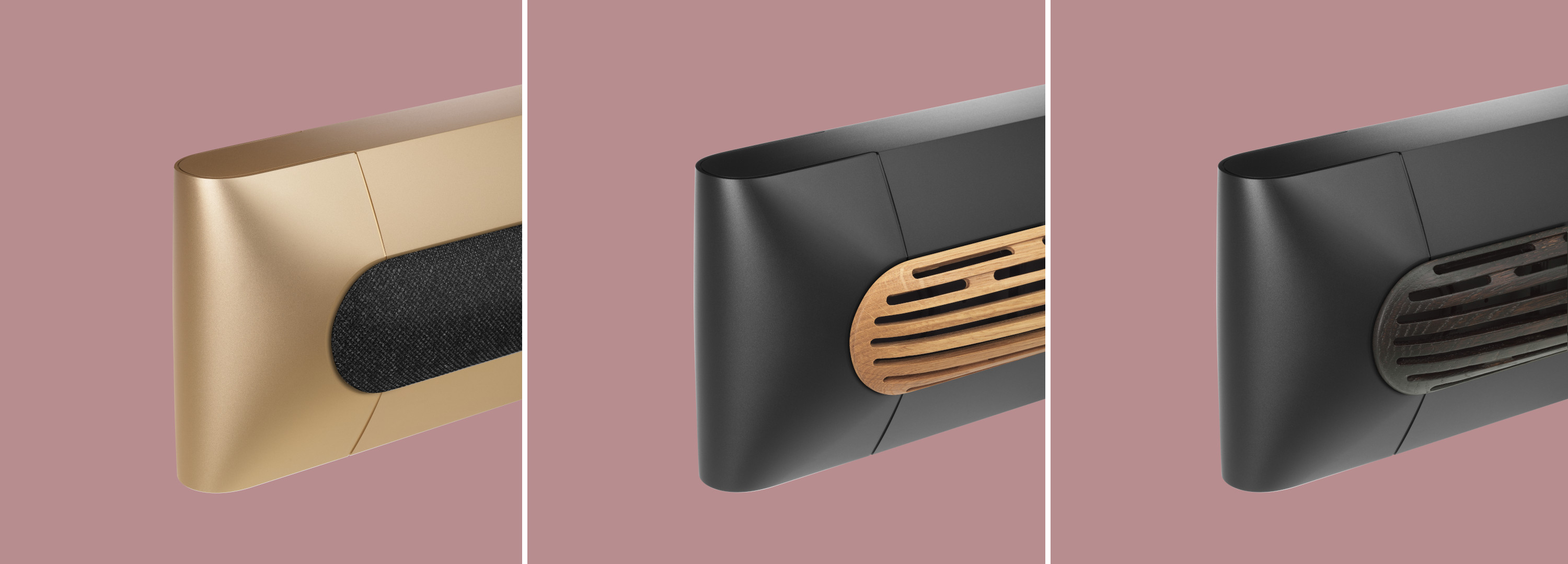 A variety of different speaker covers are offered