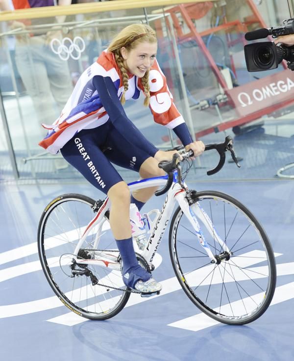 Laura Trott (Great Britain) was beaming after her omnium gold medal