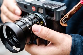 Sebastian Oakley and his Leica camera