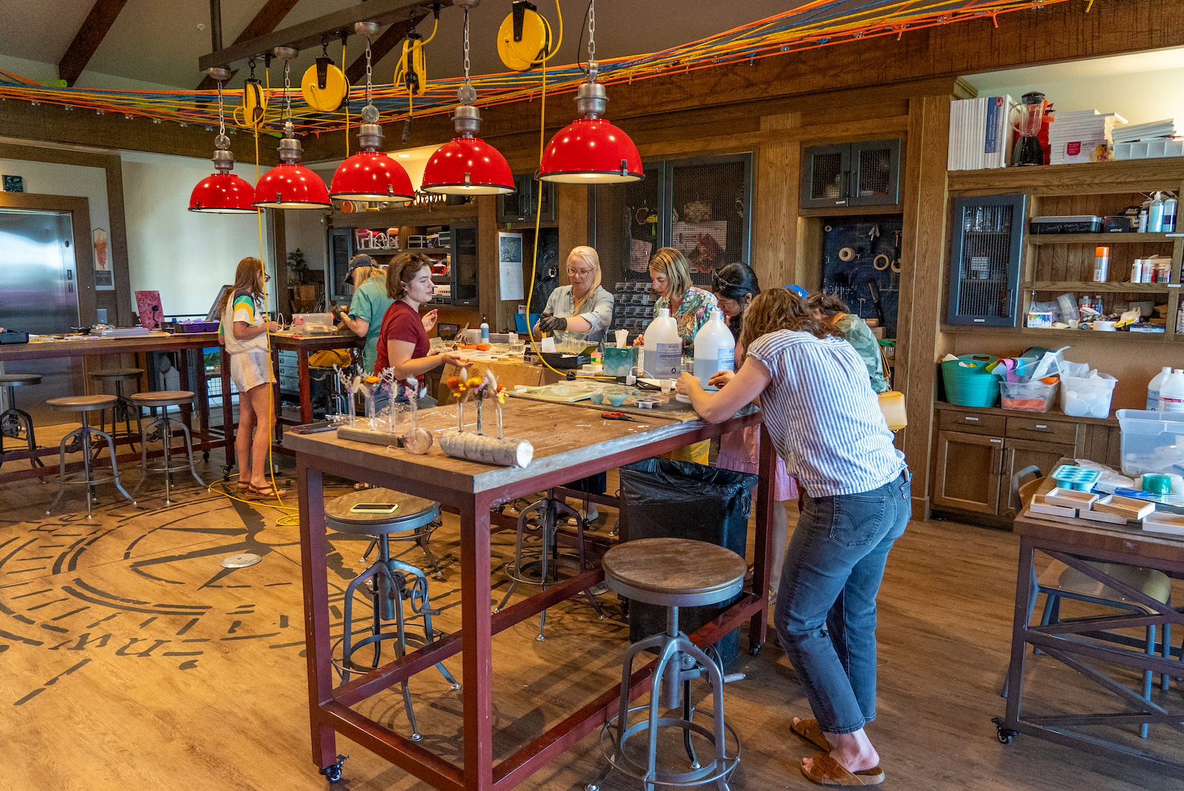 The STEAM lab and amenities at the Talisker Club.