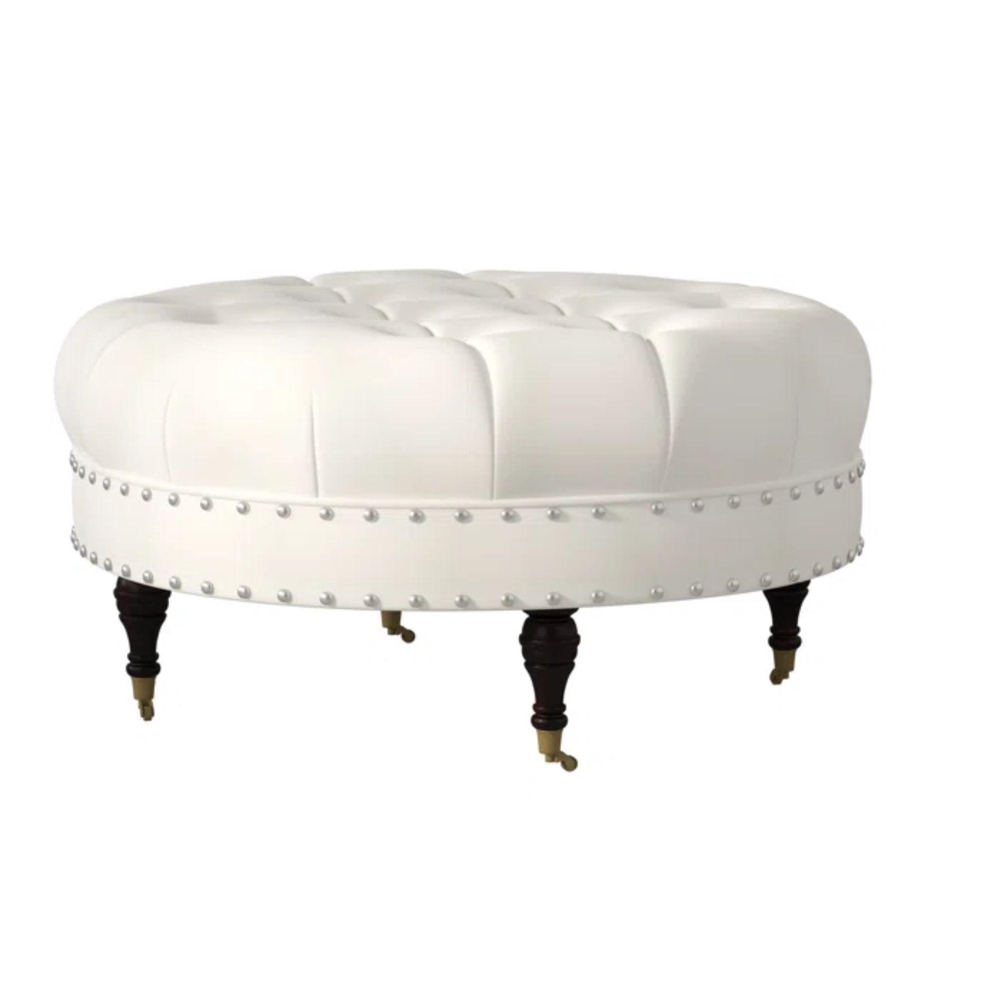 white upholstered ottoman from wayfair