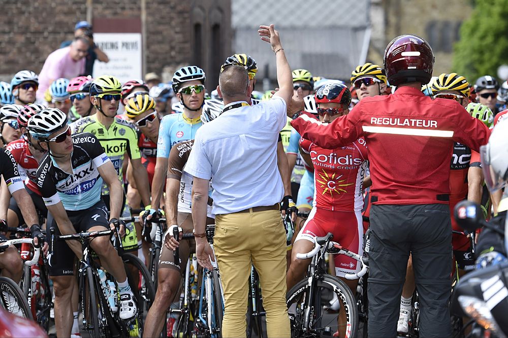 The organisers stopped stage 3 of the Tour de France after a series of crashes