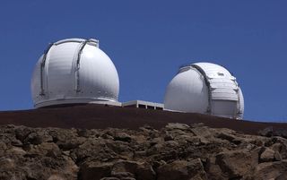 Keck Telescopes in Hawaii
