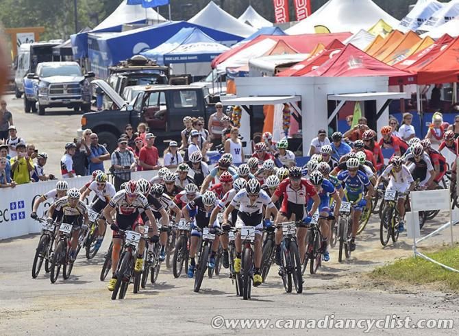 The race gets underway