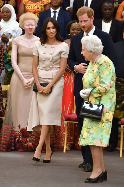 her majesty hosts the final queen's young leaders awards ceremony