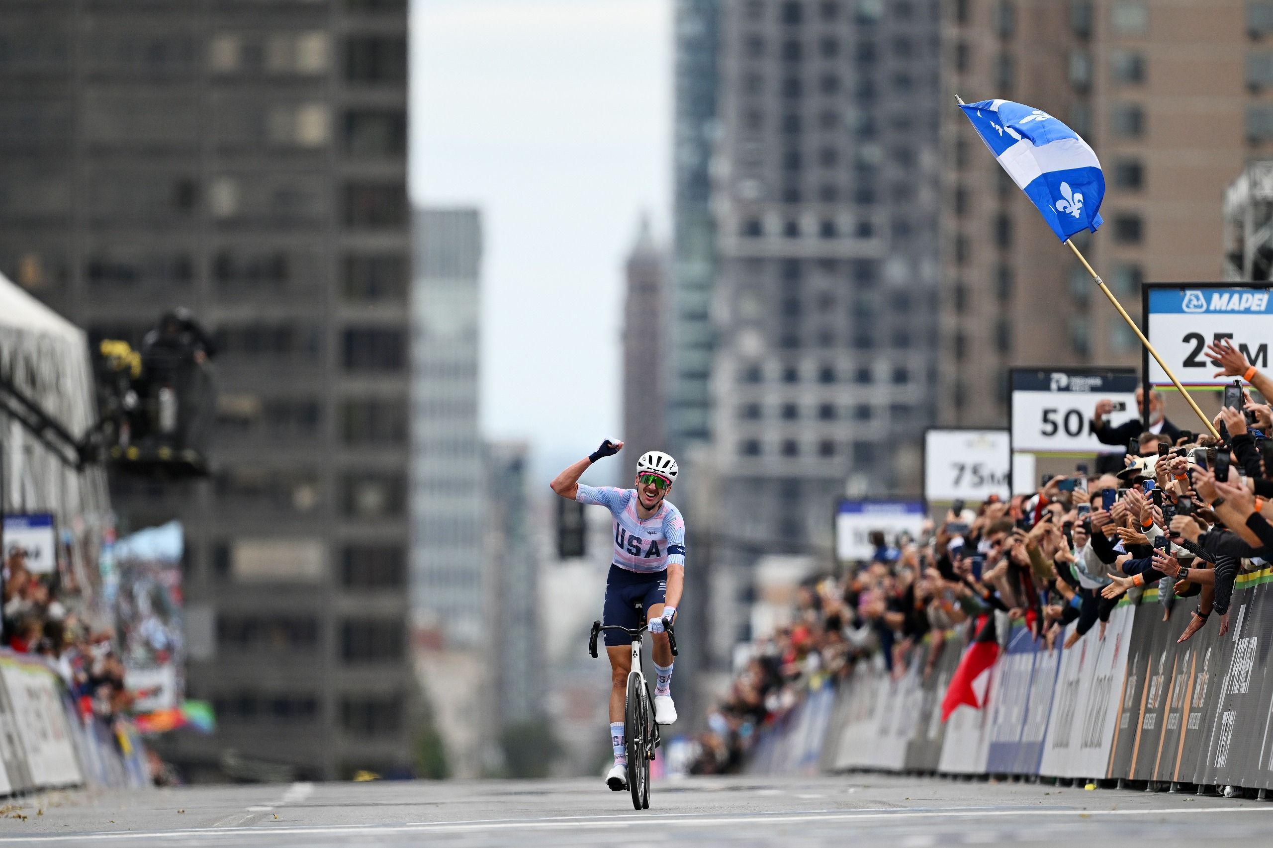 Brandon McNulty wins World Championships road race in Montreal