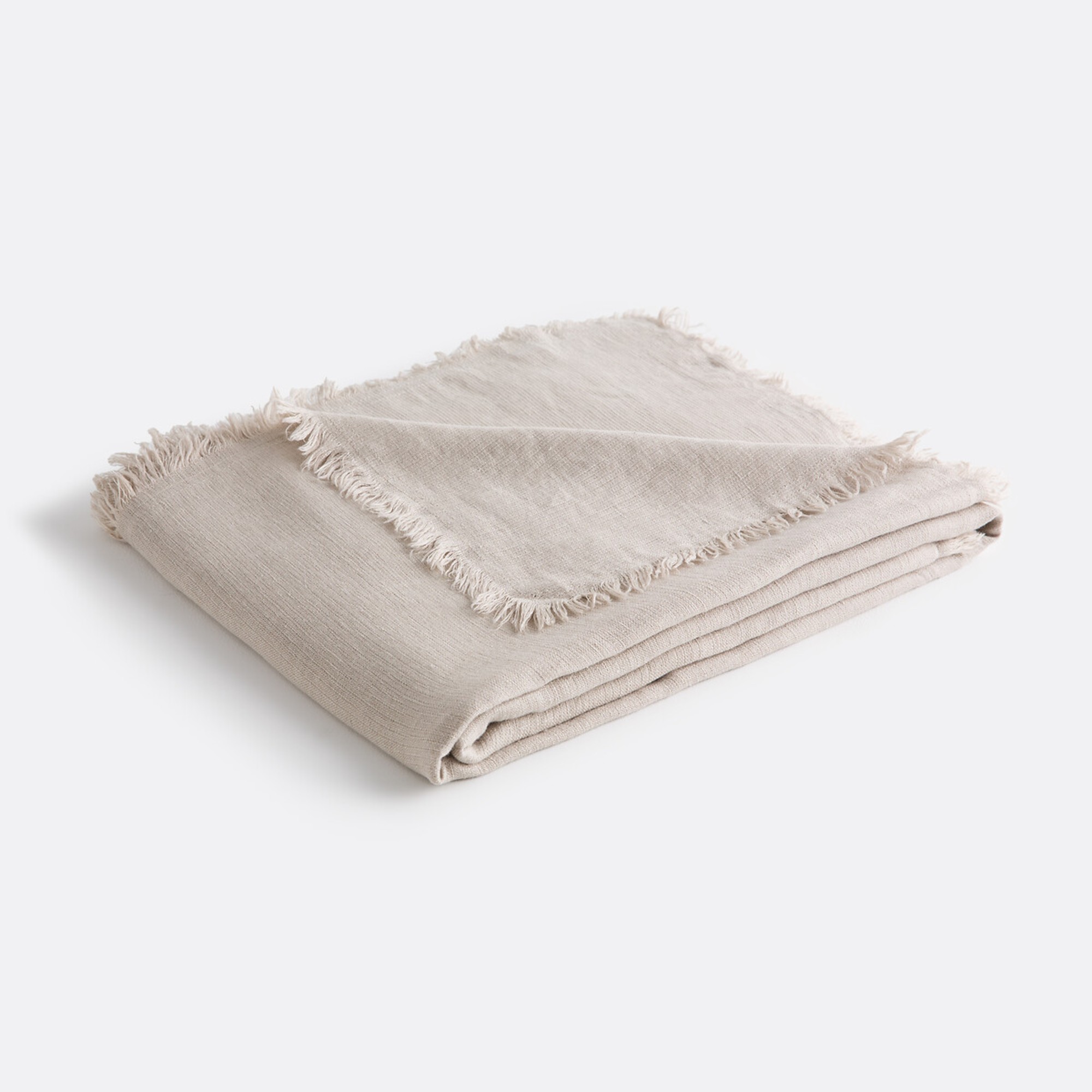 La Redoute Linange Washed Linen Throw