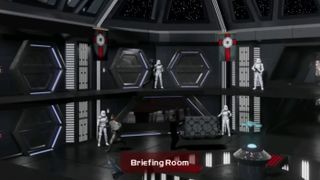 Imperial concourse room on star destroyer