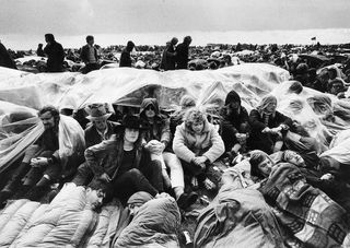 Pop festival at the isle Fehmarn : - audience4-6 September 1970