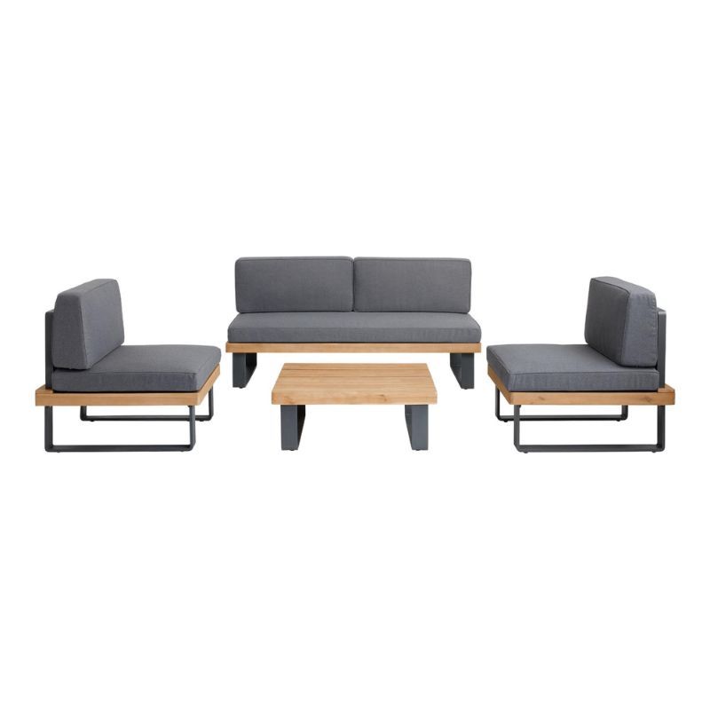 A gray World Market conversation set for the best furniture brands.