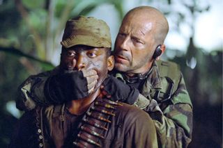 Bruce Willis in Tears of the Sun, one of the best Netflix war movies