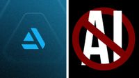 ArtStation logo and ArtStation No AI logo
