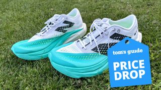 New Balance FuelCell SuperComp Pacer v2 on grass