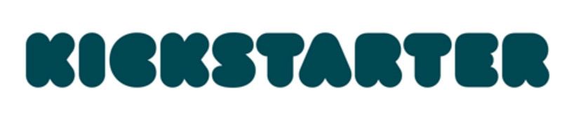 New logo: the crowdfunding firm&rsquo;s new lettering is much more rounded