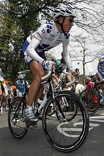 Gustav Larsson (FDJ) on the Mur de Huy