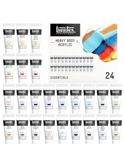 Heavy Body Acrylic Paint Essentials x 24