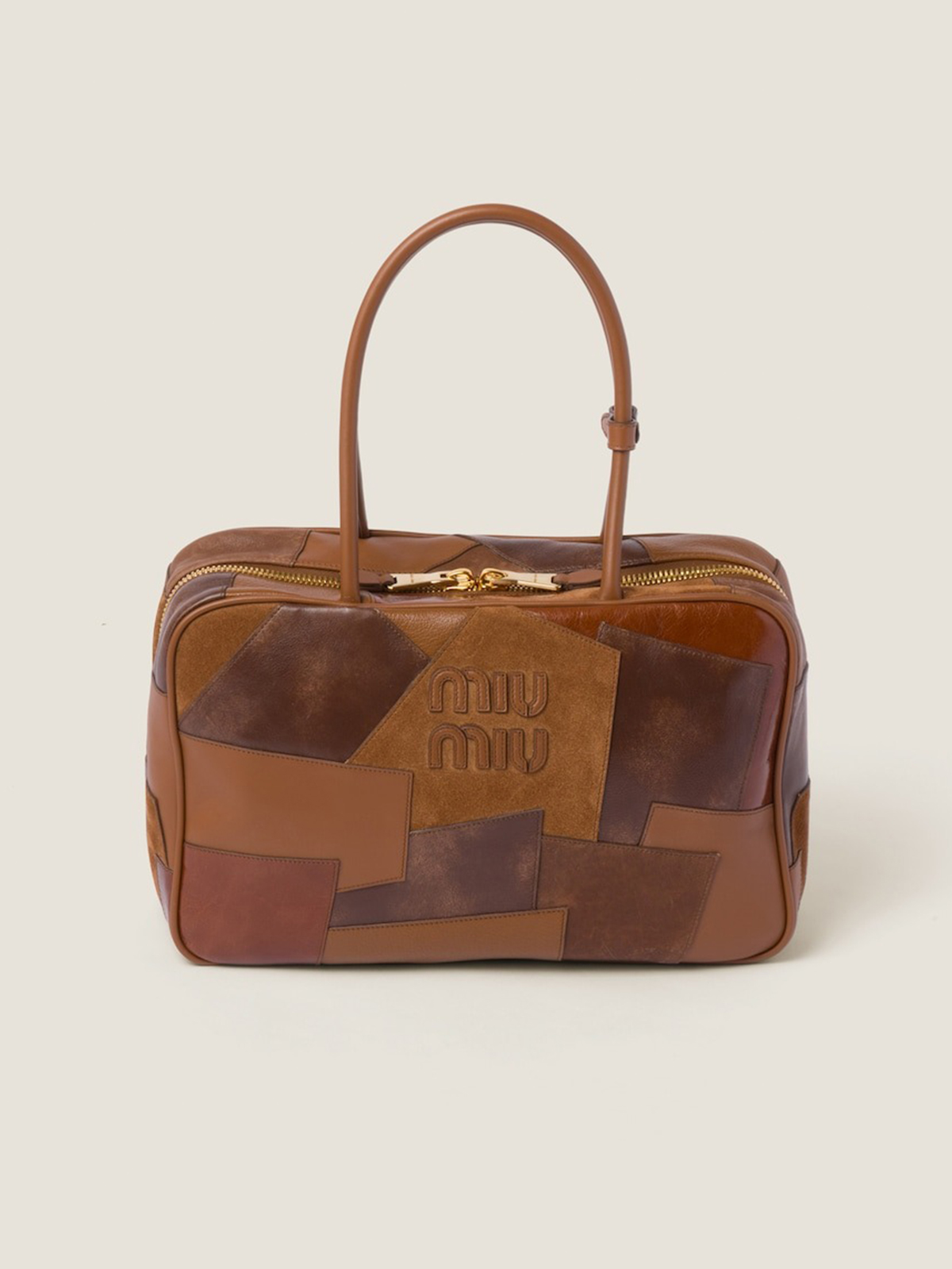 Miu Miu Leather Patchwork Beau Bag