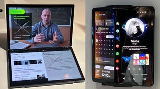 LG Display 17-inch foldable and LG Display 360-degree foldable phone concept