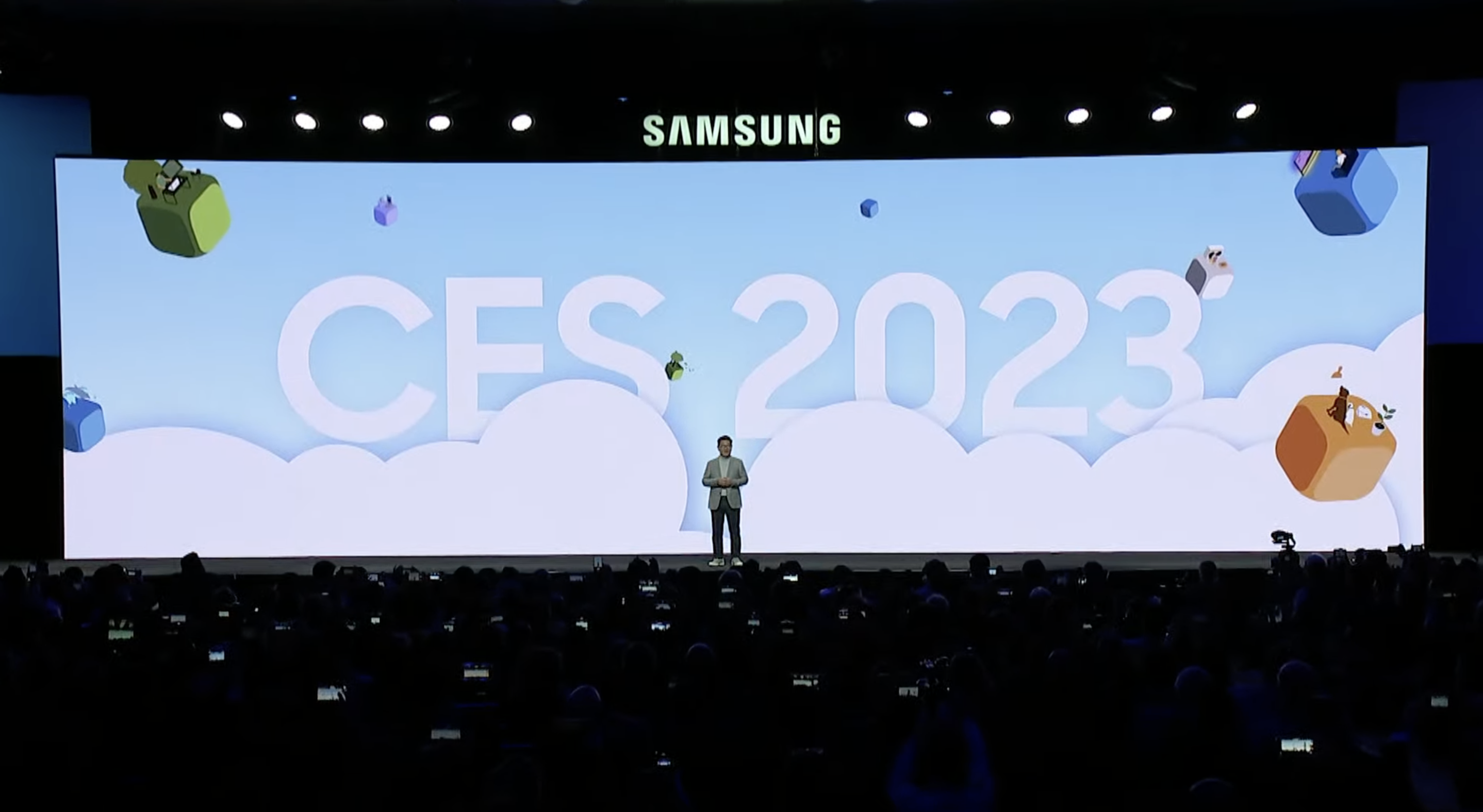 An image from Samsung's CES 2023 keynote