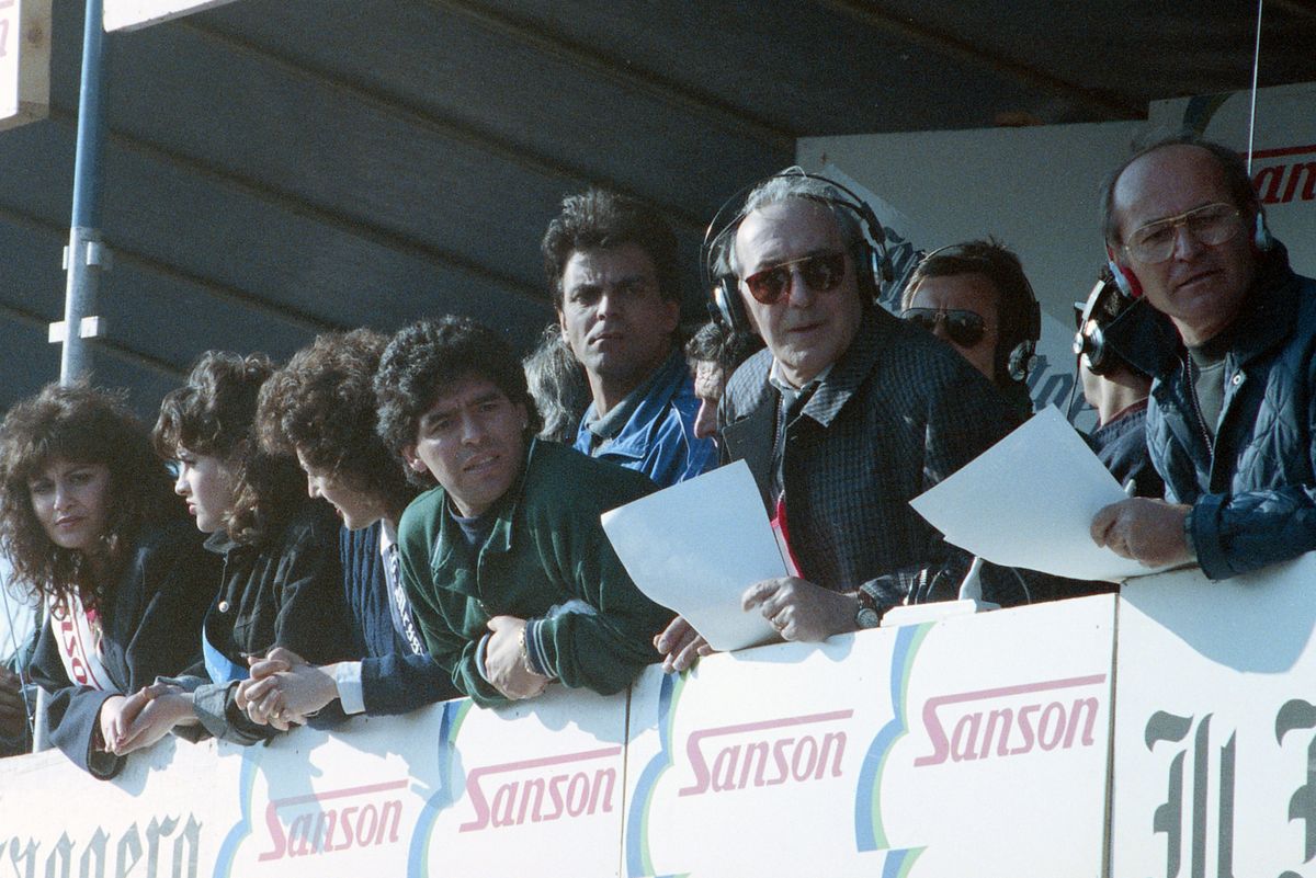 Diego Maradona at Tirreno-Adriatico 1990