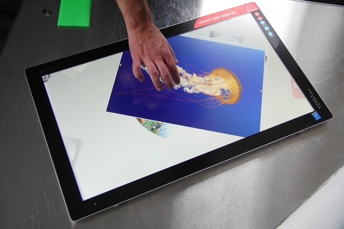 Hands-on with the giant Minority Report-like Lenovo Yoga Home 900 ...