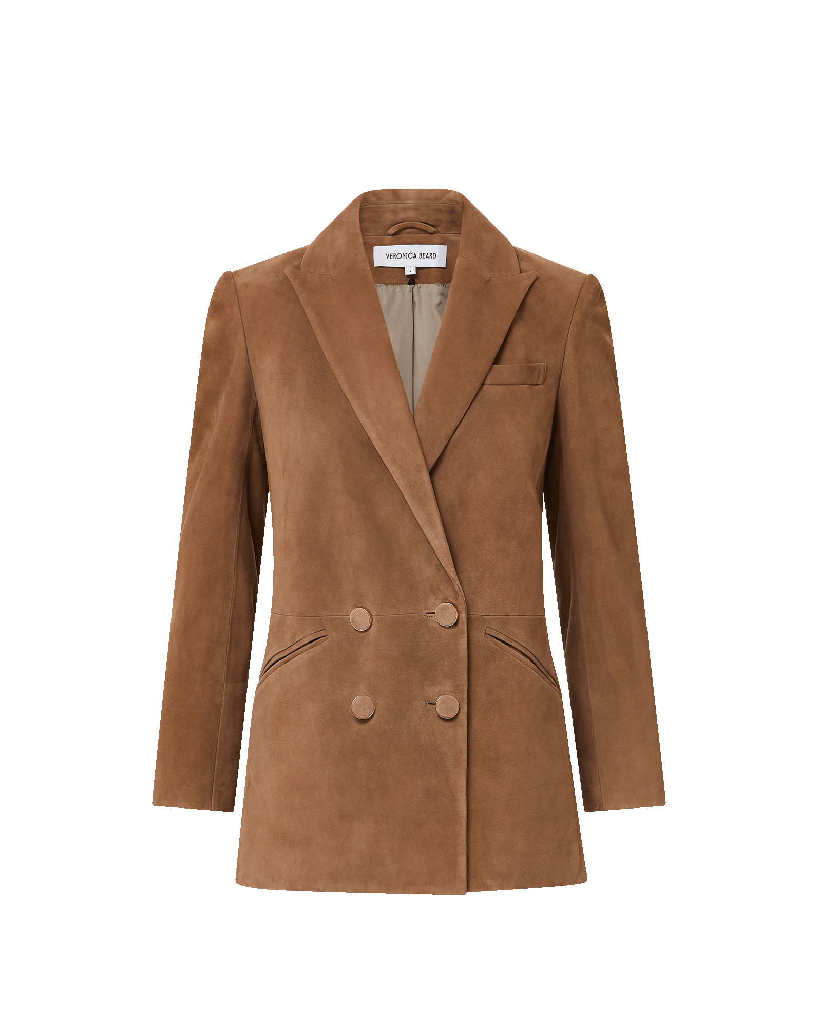 Oria Suede Dickey Jacketbark / 00