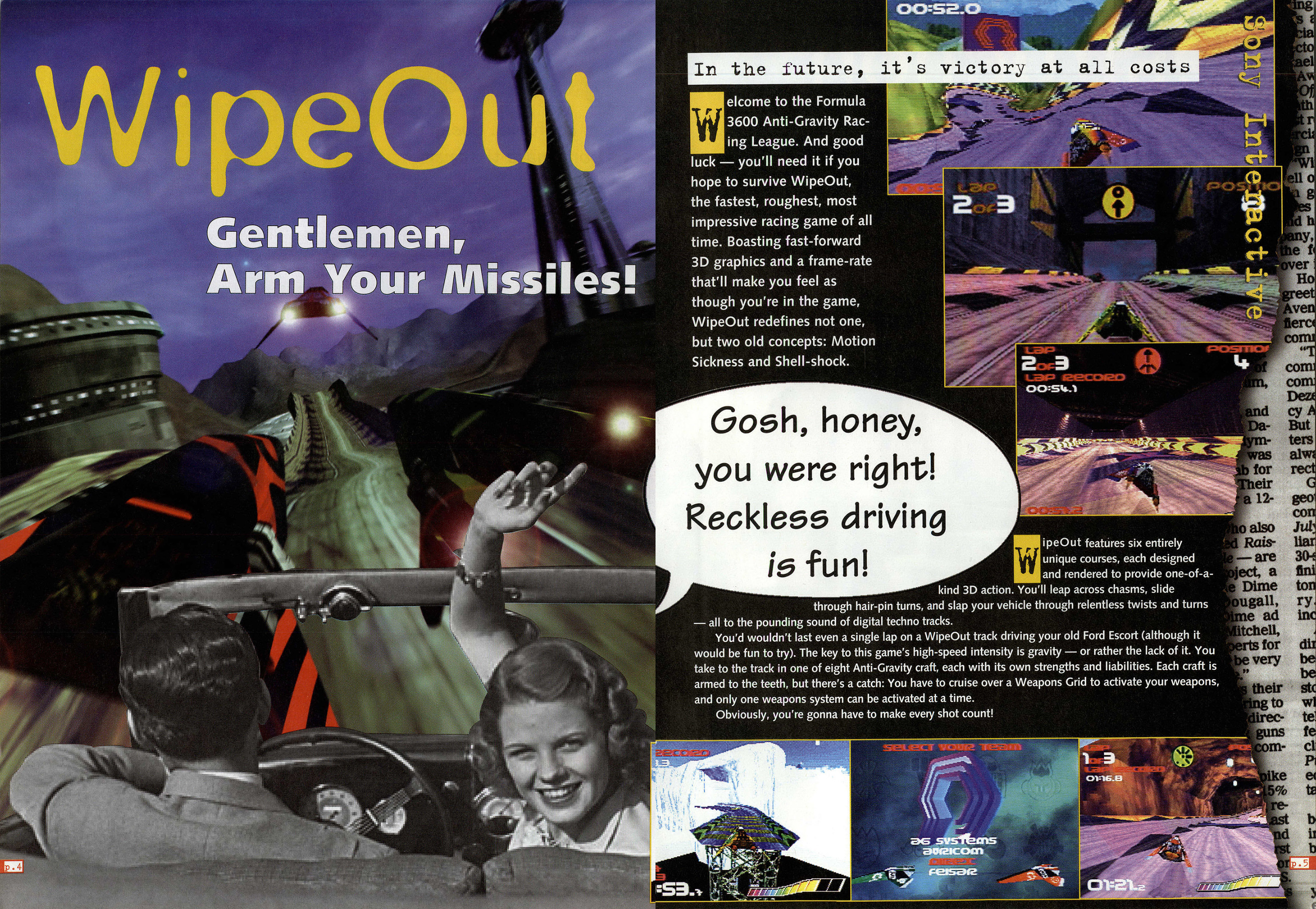 PC Gamer January 1996 Sony Interactive ads