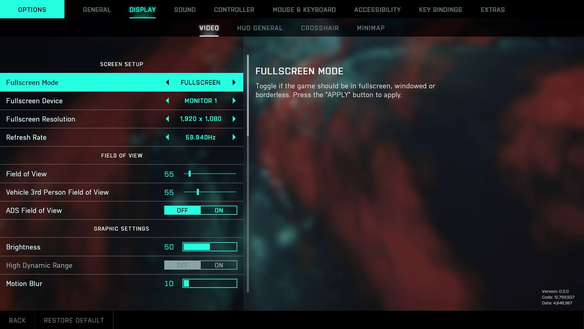 Battlefield 2042 Settings and Image Quality Comparisons