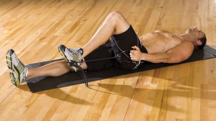 How To Do The Resistance Band Leg Press