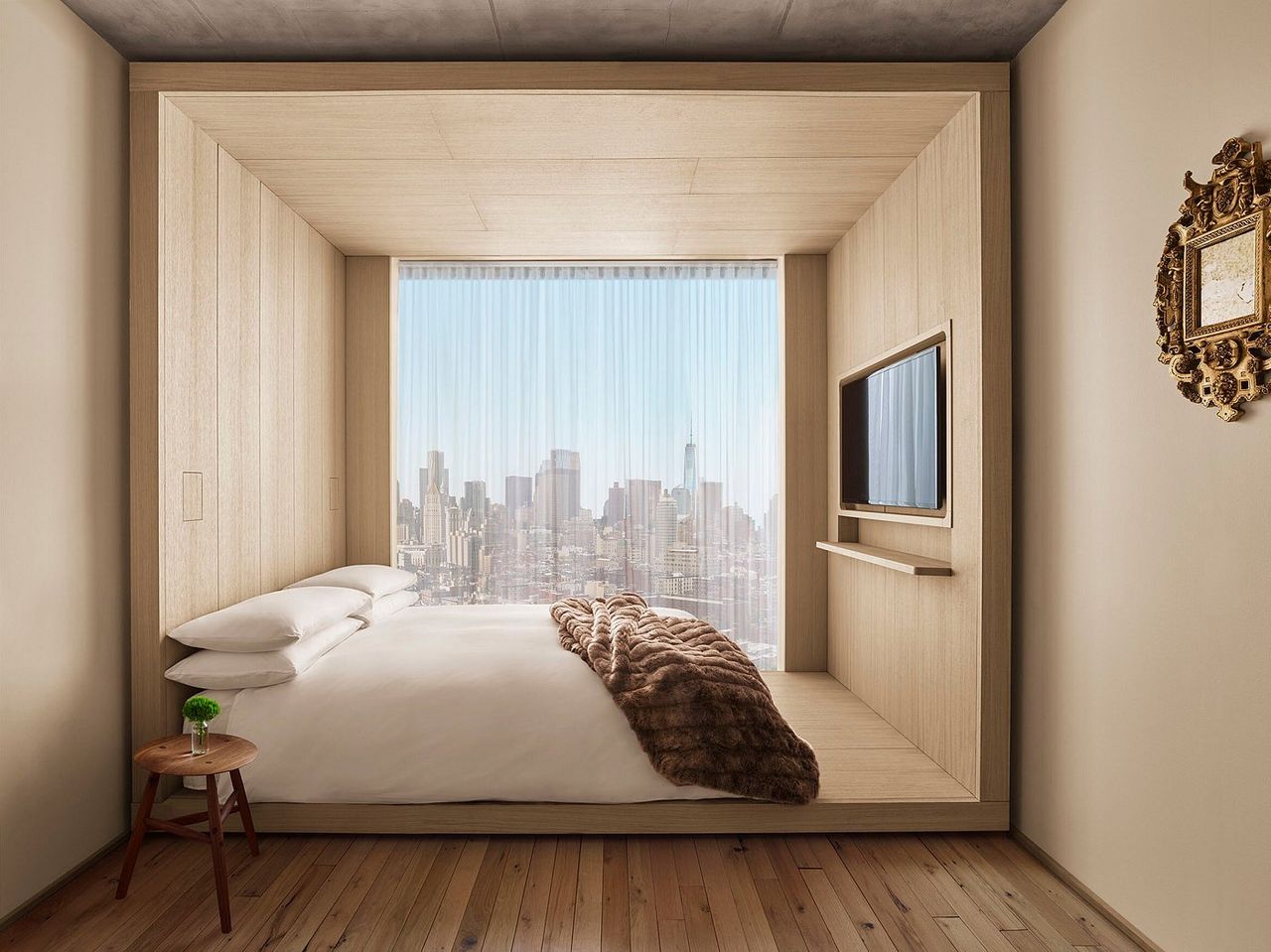 Public Hotel's neutral-tinted universe starts from its suites and rooms.