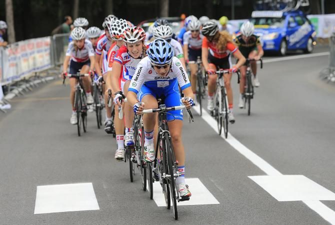 Ilaria Bonomi (Italy) at the front