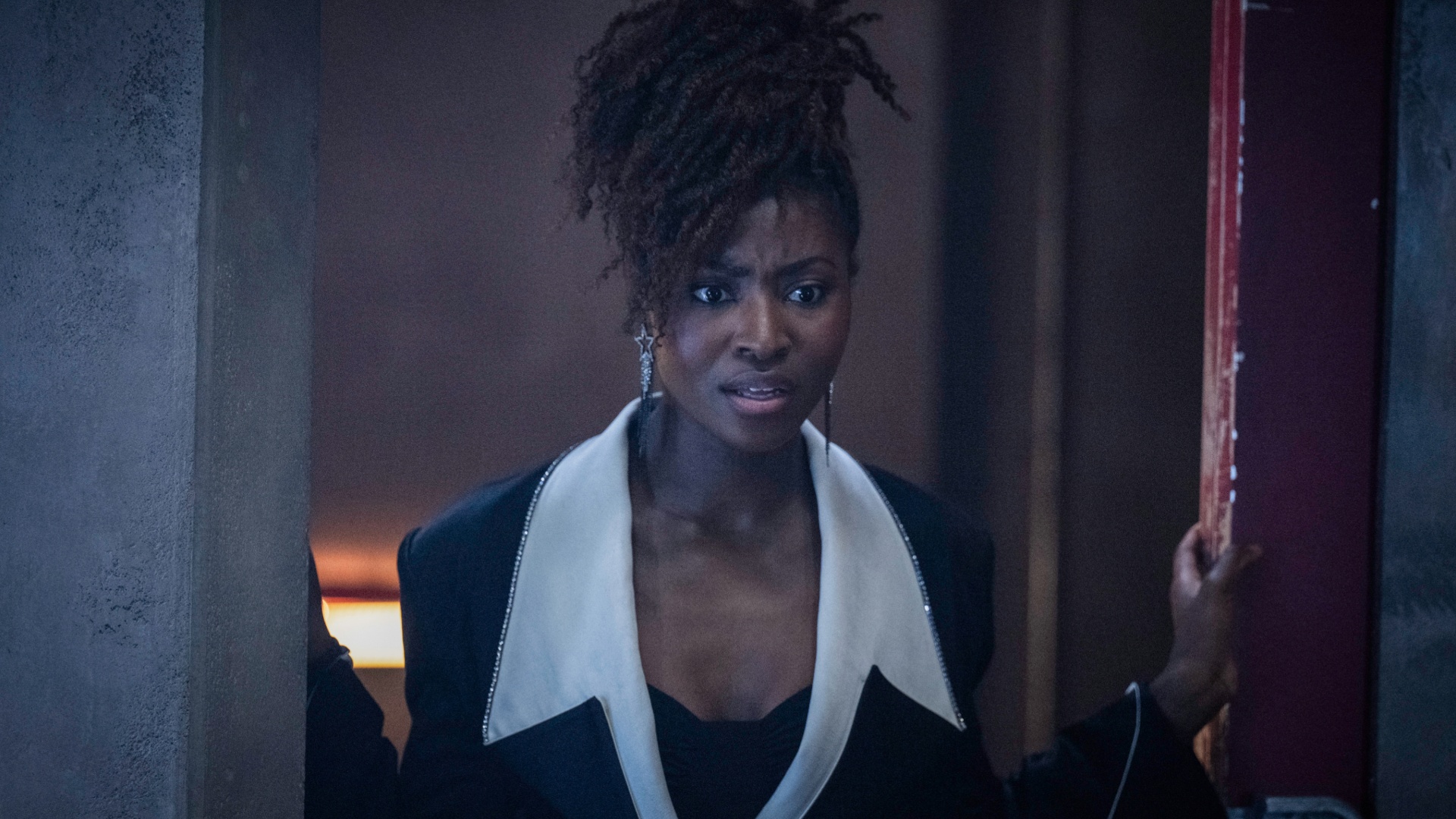 Jayme Lawson as Sheila in The Running Man