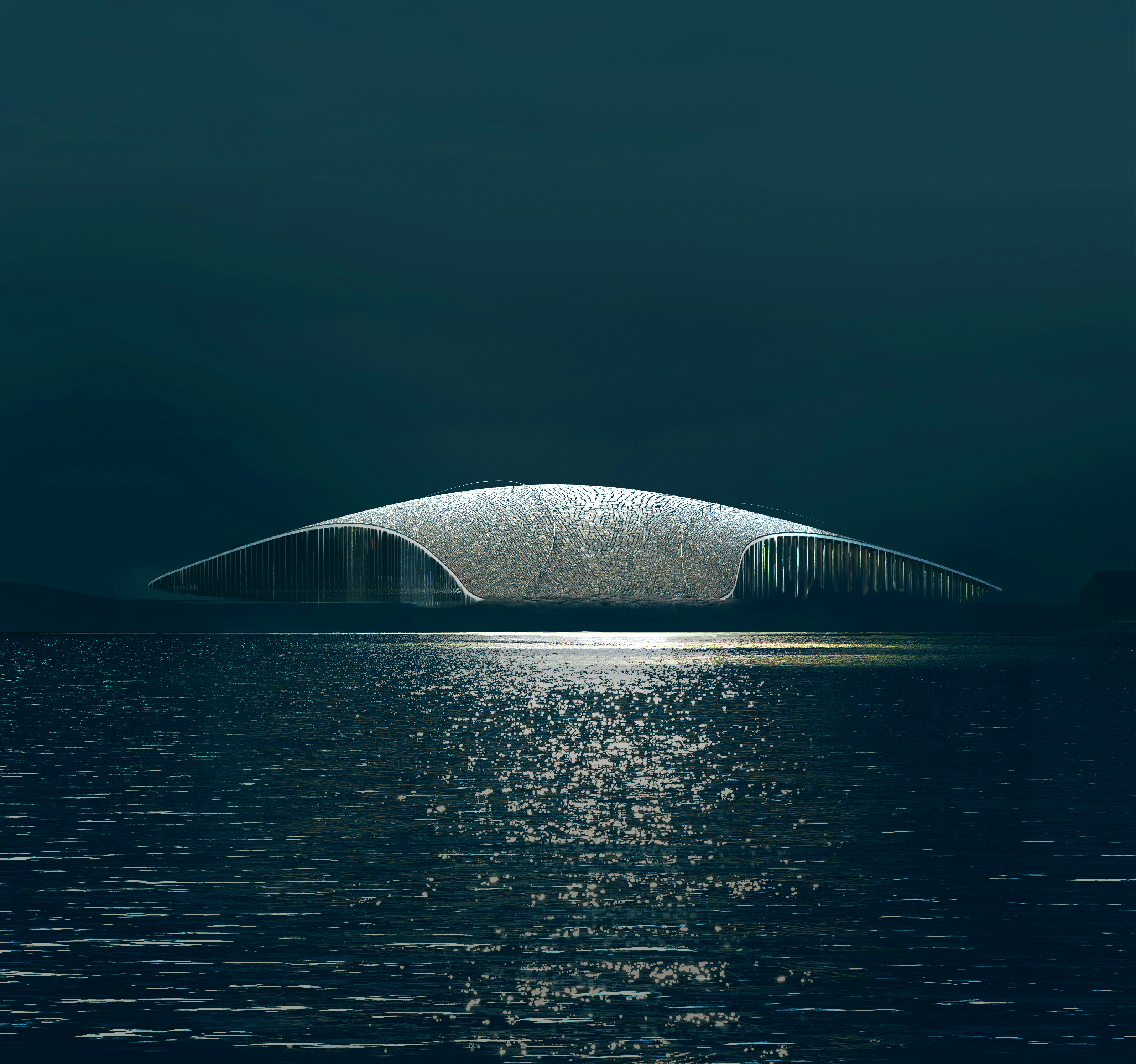 renders of The Whale by Dorte Mandrup