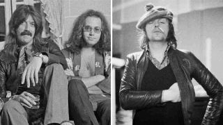 A composite photograph of Jon Lord and Ian Paice of Deep Purple and Tony Ashton