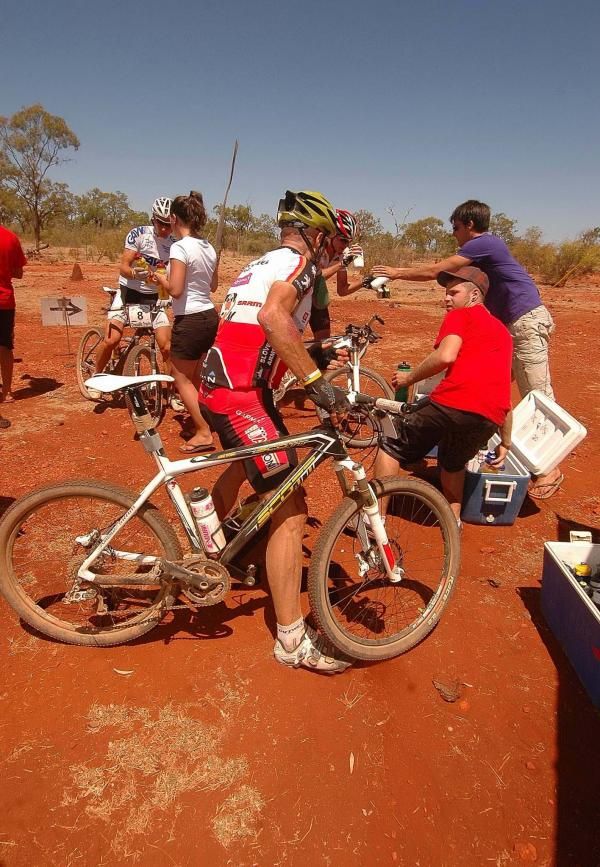 Everyone is thirsty in the outback.