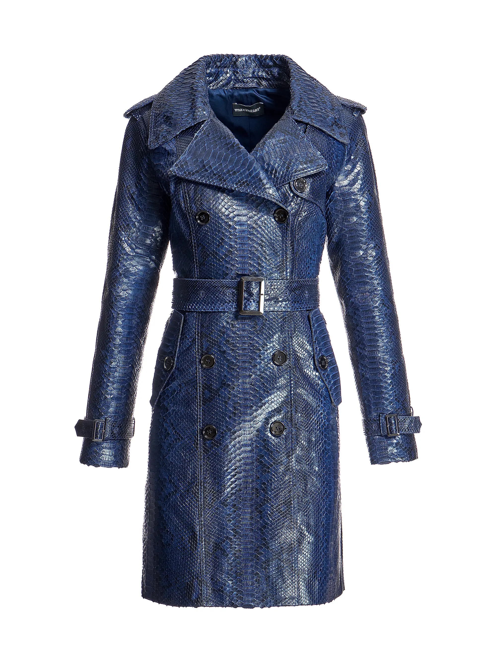 Maximilian Python Trench Coat