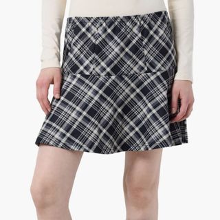 Plaid mini skirt