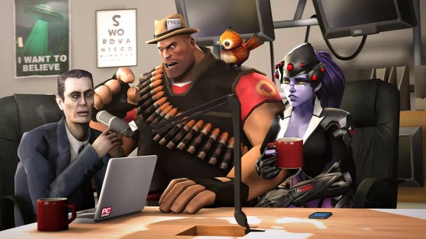 The G-Man, The Heavy and Widowmaker hanging out