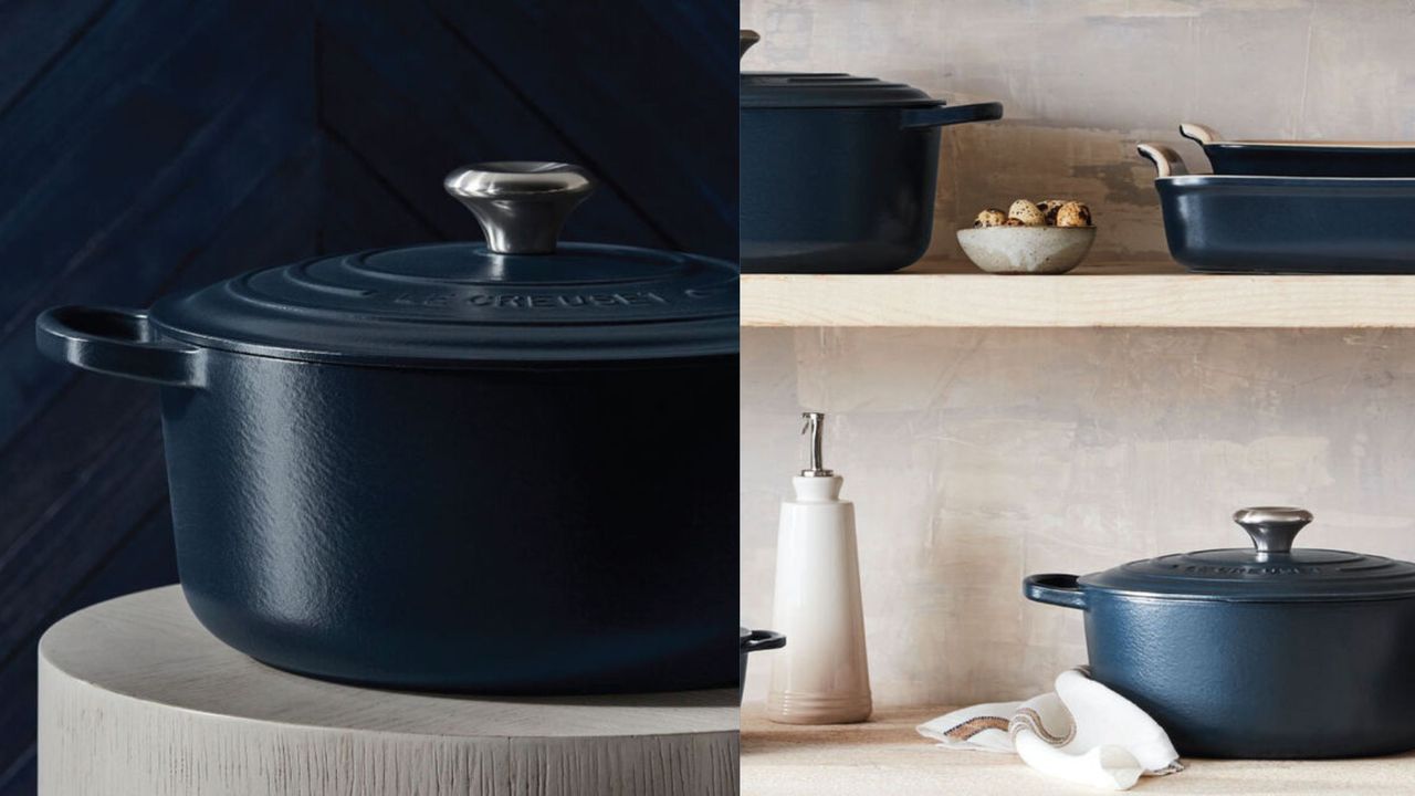 Blue Le Creuset navy blue colorway 